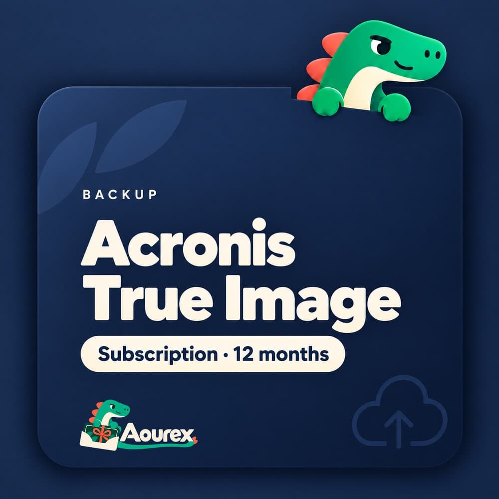 Acronis True Image – Subscription · 12 months – Aourex