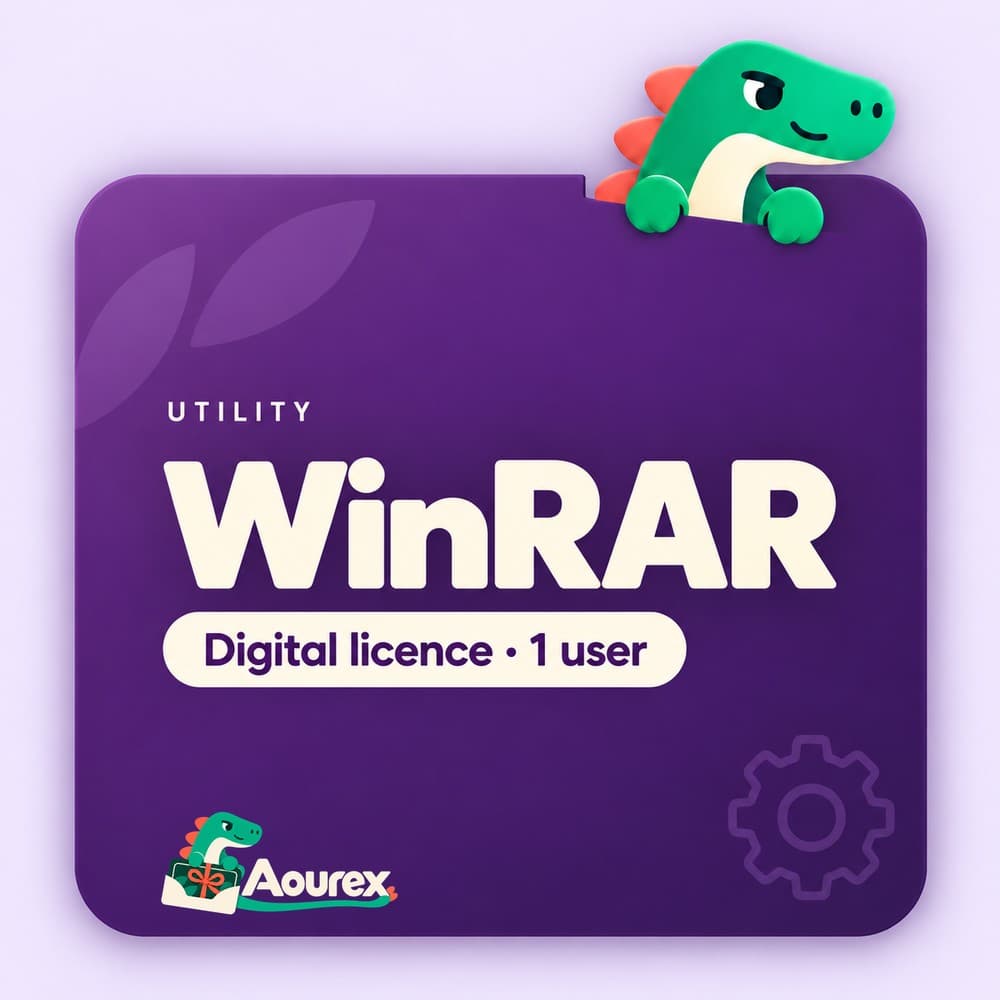 WinRAR – Digital licence · 1 user – Aourex