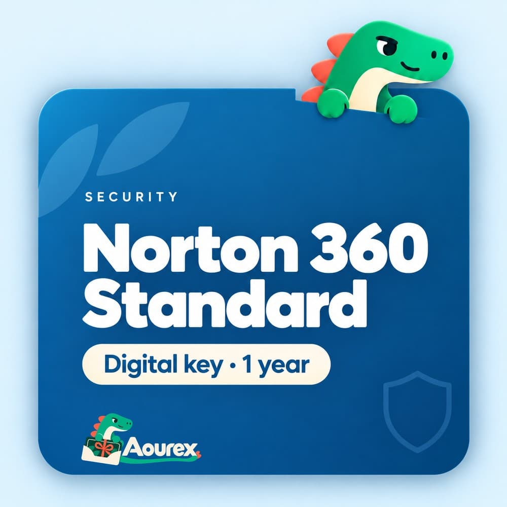 Norton 360 Standard – Digital key · 1 year – Aourex