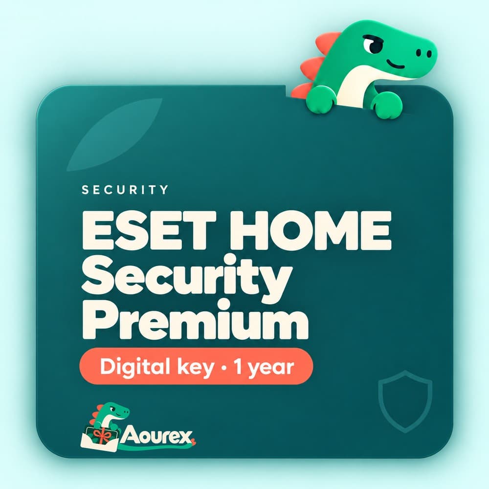 ESET HOME Security Premium – Digital key · 1 year – Aourex