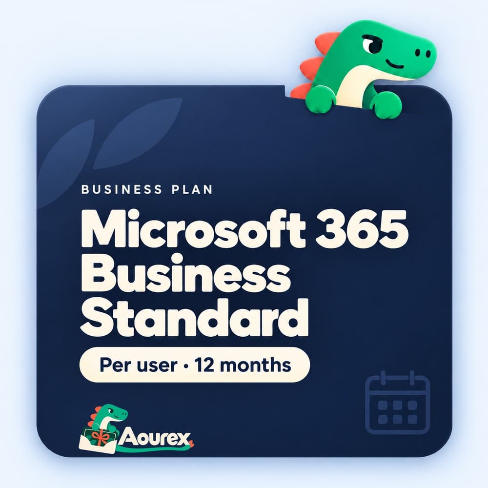 Microsoft 365 Business Standard – Per user · 12 months – Aourex