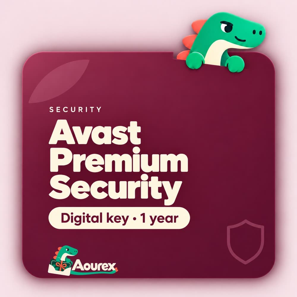 Avast Premium Security – Digital key · 1 year – Aourex