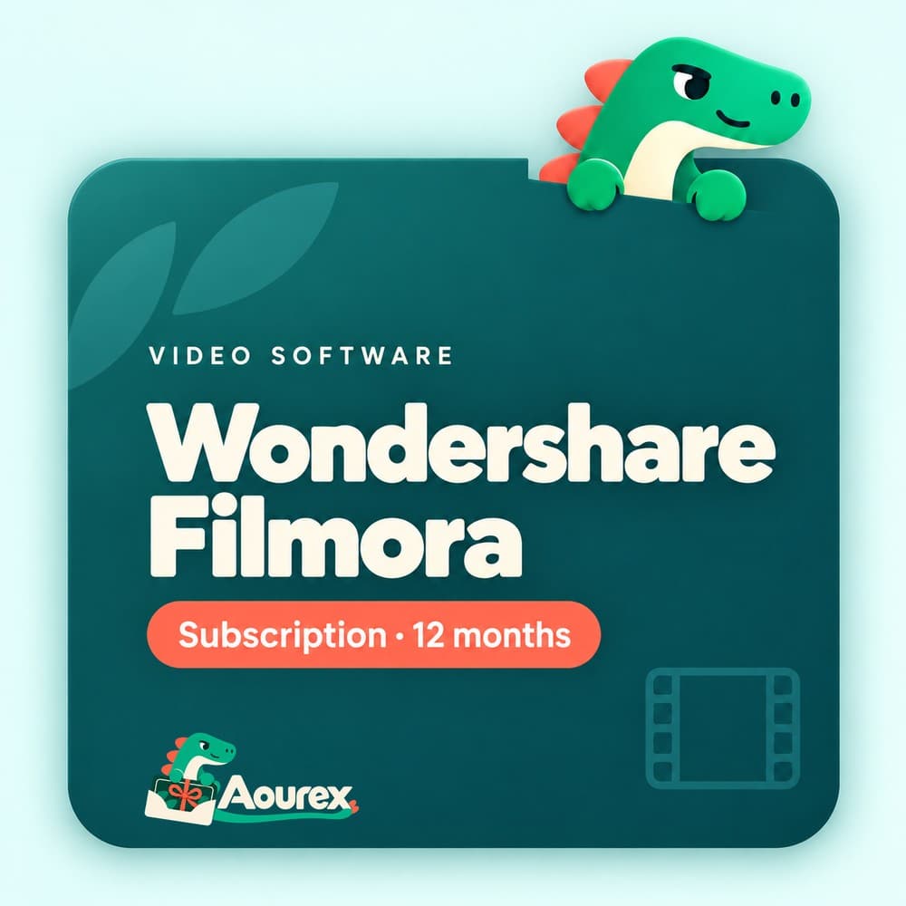 Wondershare Filmora – Subscription · 12 months – Aourex