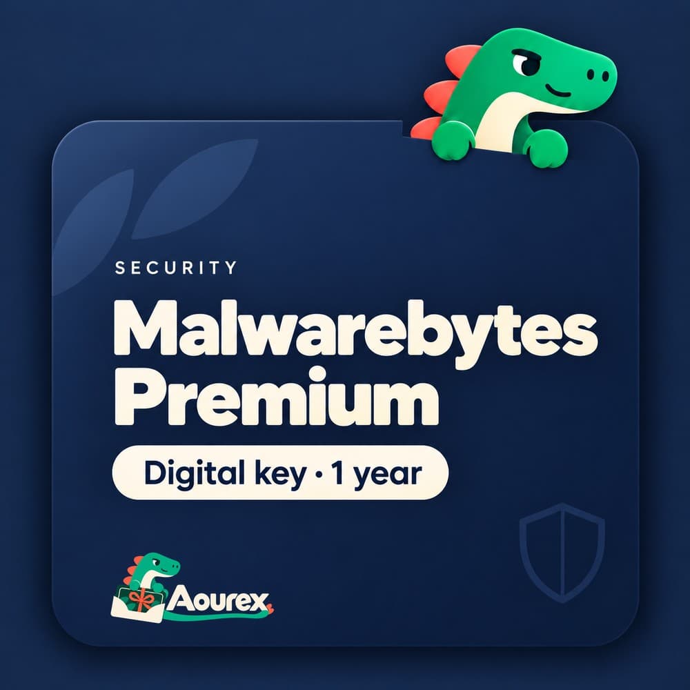 Malwarebytes Premium – Digital key · 1 year – Aourex
