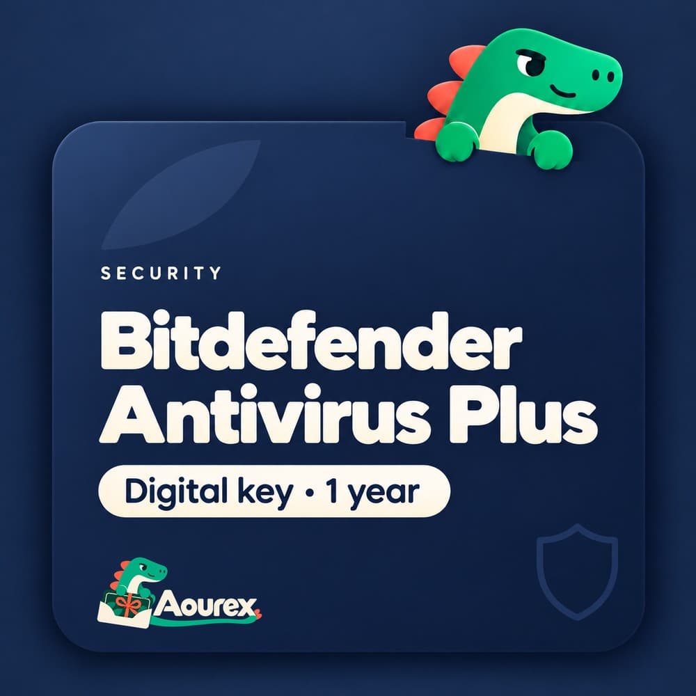 Bitdefender Antivirus Plus – Digital key · 1 year – Aourex